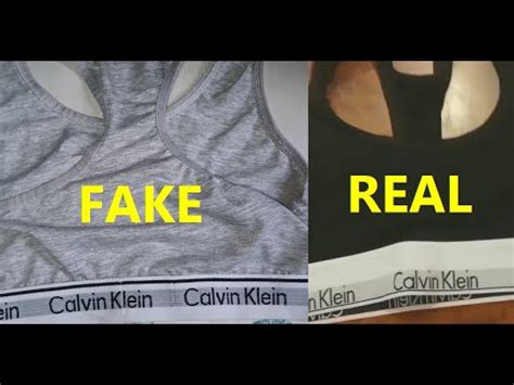 Calvin Klein bralettes fake